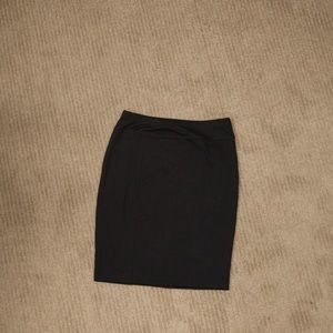 Black pencil skirt
